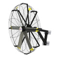 Strong wind force of rotatable wall fan